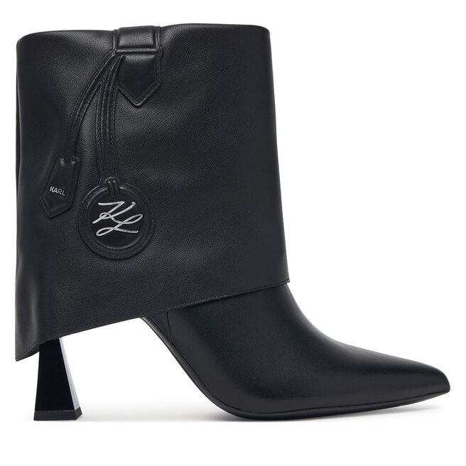 Botki KARL LAGERFELD Debutante KL32045A Czarny - kobiece