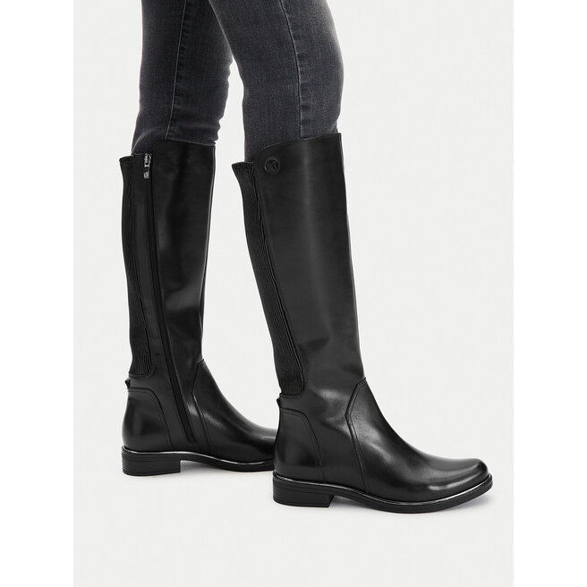 Oficerki Caprice 9-25513-41 Czarny - kobiece