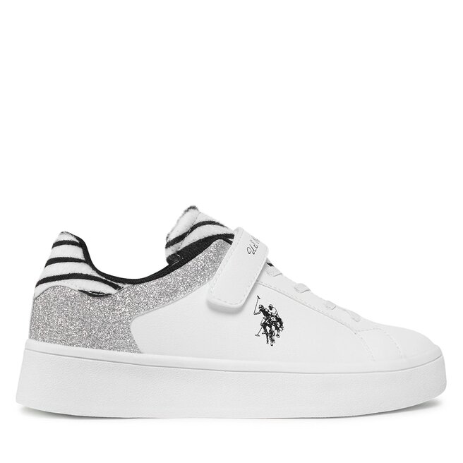 Sneakersy U.S. Polo Assn. BRYGIT001 S Biały - dziewczęce