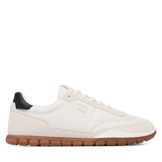 Sneakersy Tommy Jeans Tommy Jeans Low Lth Runner EM0EM01794 Biały - męskie