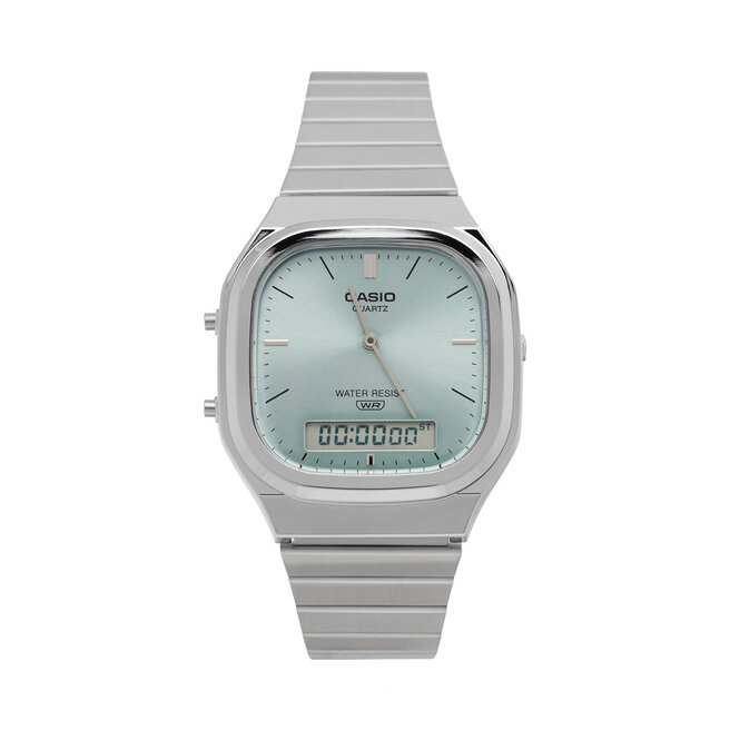 Zegarek Casio Vintage AQ-240E-2AEF Srebrny -