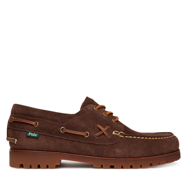 Mokasyny Polo Ralph Lauren Ranger Deck 812974979003 Brązowy -