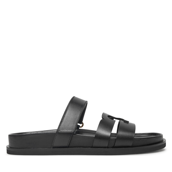 Klapki Tory Burch Ines Sport Slide 161636 Czarny -