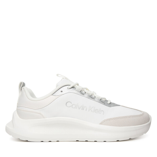 Sneakersy Calvin Klein Light Eva Runner Nyl-Sue HW0HW03149 Biały - kobiece