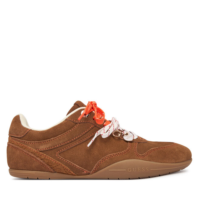 Sneakersy Guess FLFBE2 SUE12 Brązowy - kobiece