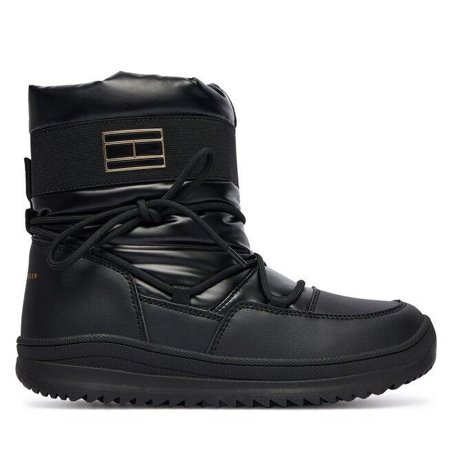 Śniegowce Tommy Hilfiger Snow Boot T3A5-34052-1474 D Czarny - dziewczęce