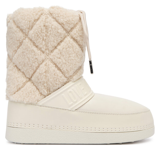 Śniegowce LOVE MOSCHINO JA24422G0NISJ12B Écru - kobiece