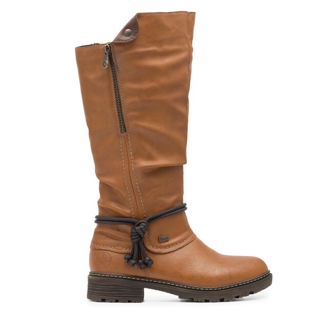 Kozaki Rieker Z4758-24 Brązowy - kobiece