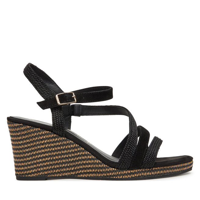 Espadryle Tamaris 1-28323-44 Czarny - kobiece