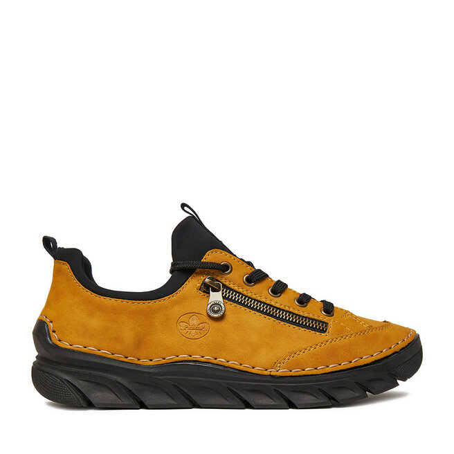 Sneakersy Rieker 55073-68 Żółty - kobiece