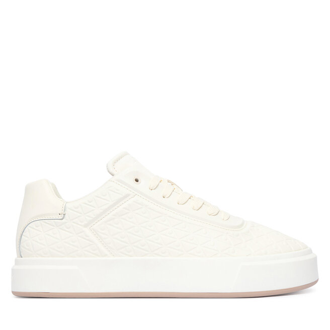 Sneakersy Calvin Klein Basket Cup Oxf Lup Hf HM0HM02132 Kremowy - męskie