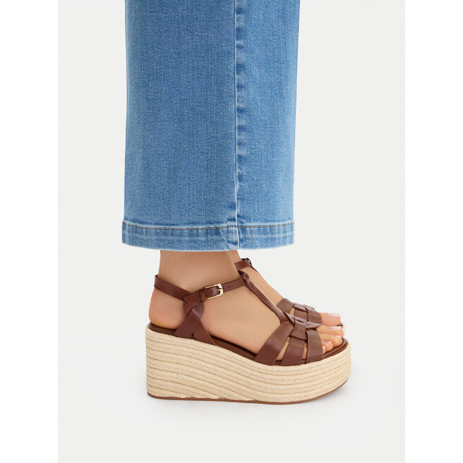 Espadryle Badura EO-AMARI-LT0228-26-805 Brązowy - kobiece