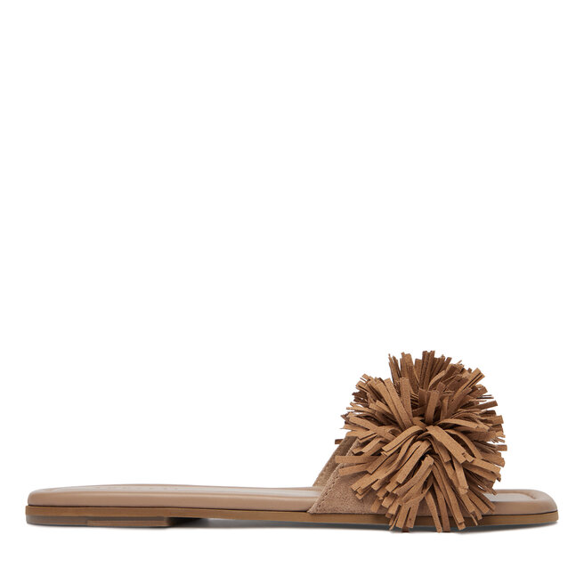 Klapki Inuikii Fringes Flower 1014.003.0031.250 Beżowy ciemny -