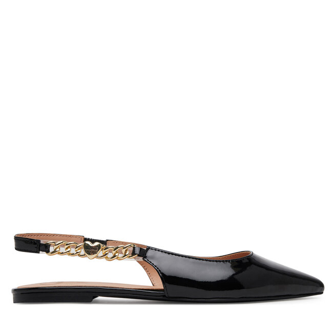 Baleriny LOVE MOSCHINO JA11041G0MIH0000 Czarny -