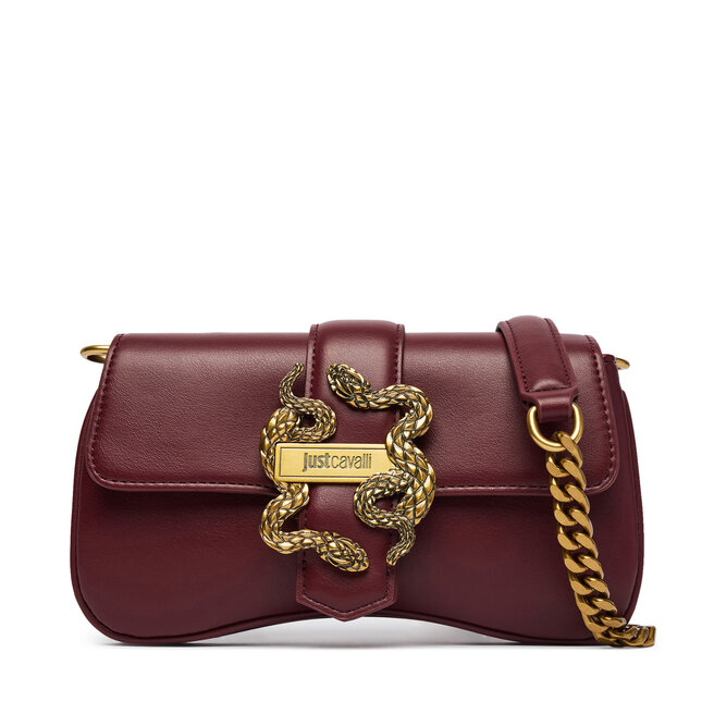 Torebka Just Cavalli Iconic Snakes 81RA4BA7 ZSA89 Czerwony ciemny -
