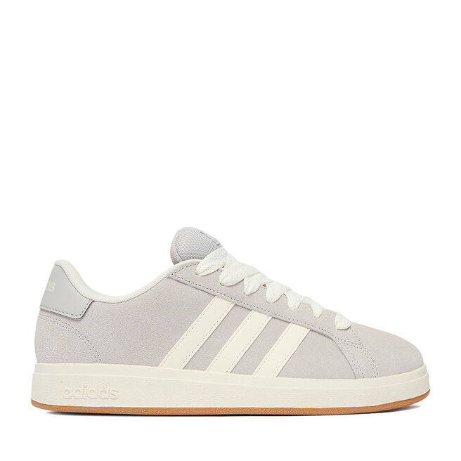 Sneakersy adidas CEO-GRAND COURT 00S K JH6179 Szary jasny - kobiece