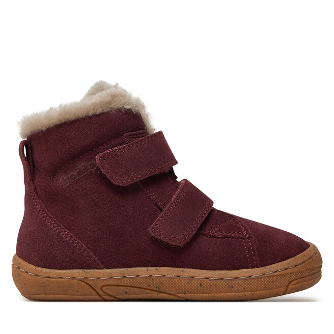 Kozaki Froddo Minni Suede G2110141-1 S Bordowy - dziewczęce