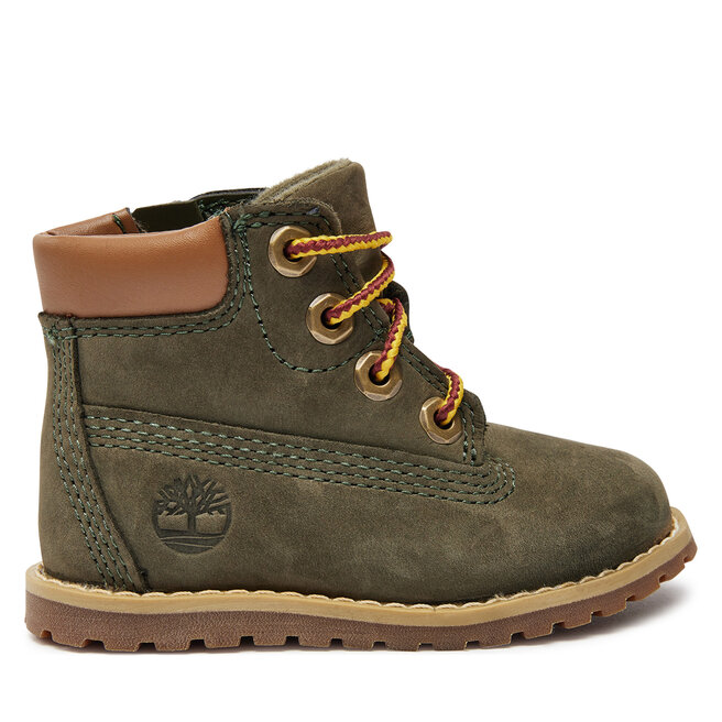 Trzewiki Timberland Pkey Pine 6In Boot TB1A1VOSA581 Zielony - chłopięce