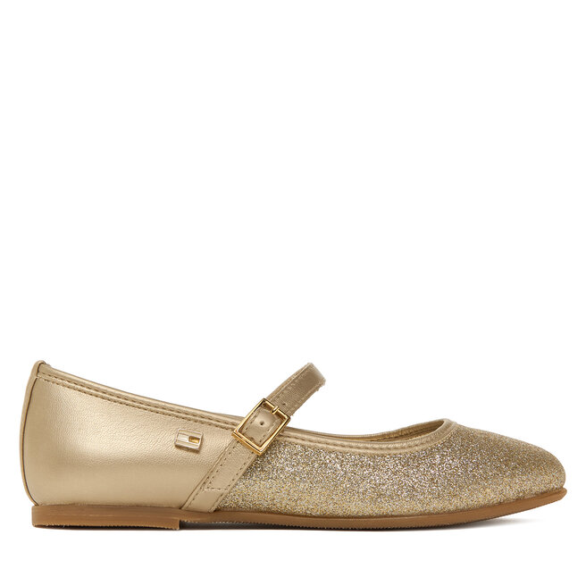 Baleriny Tommy Hilfiger Ballerina T4A3-33930-0572 S Złoty -
