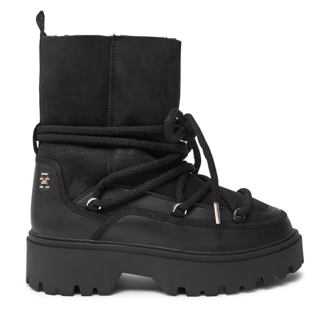 Śniegowce Tommy Hilfiger FW0FW08085 Czarny - kobiece