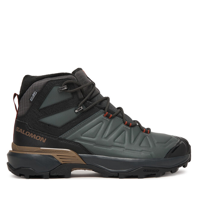 Trekkingi Salomon X Ultra Snowpilot Waterproof L49219500 Zielony - męskie
