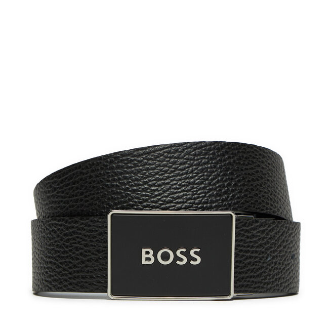 Pasek Męski Boss Icon 50529690 Czarny -