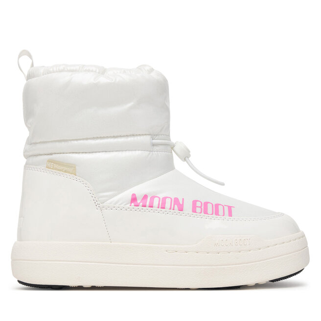 Śniegowce Moon Boot Jr Park Tube Mid Glitter Wp 80D3440110 S Biały - dziewczęce