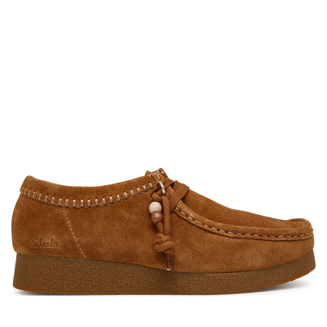 Półbuty Clarks WallabeeEVOSh 26329300 Brązowy - kobiece