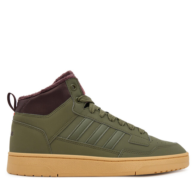 Sneakersy adidas Rapid Court Mid Winterized JR0184 Zielony - męskie