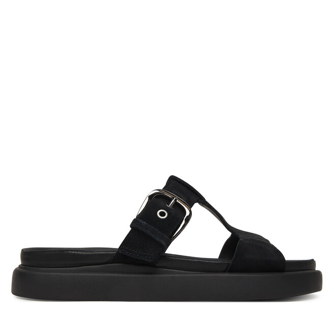 Klapki Clarks Aristella West 26185813 Czarny -