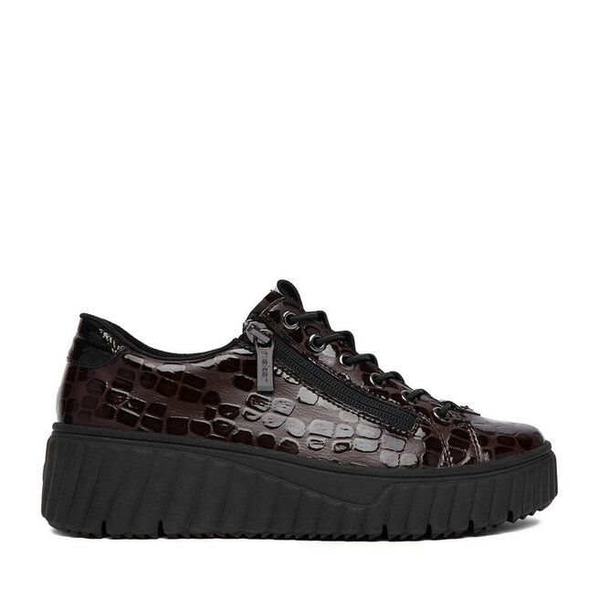 Sneakersy Rieker CEO-N2555-25 Brązowy ciemny - kobiece