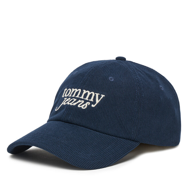 Czapka z daszkiem Tommy Jeans Script AW0AW17908 Granatowy -
