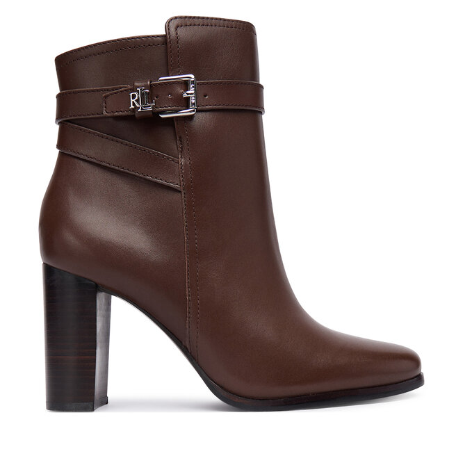 Botki LAUREN RALPH LAUREN 802974475002 Brązowy - kobiece