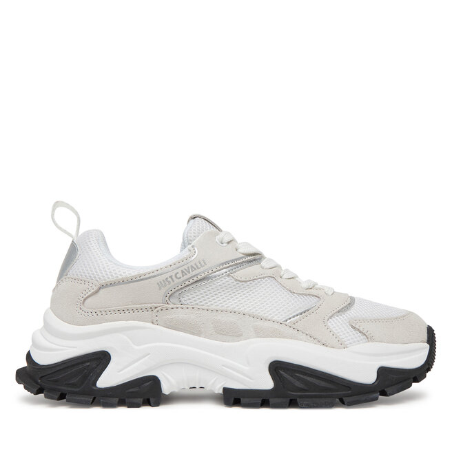 Sneakersy Just Cavalli 78RA3SC5 ZSC33 Biały - kobiece