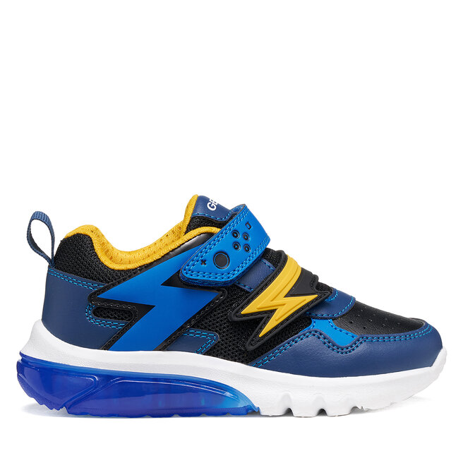 Sneakersy Geox J Ciberdron Boy J66LBB 0BC14 C4B2V M Niebieski - chłopięce