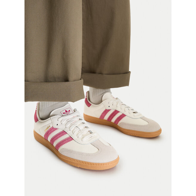 Sneakersy adidas Samba Og KJ0686 Biały - kobiece