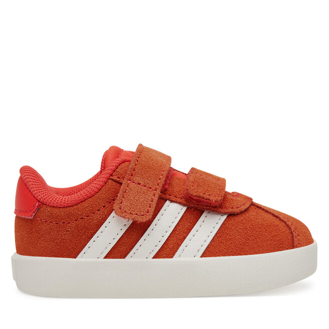 Sneakersy adidas VL Court 3.0 JH6307 Czerwony - chłopięce