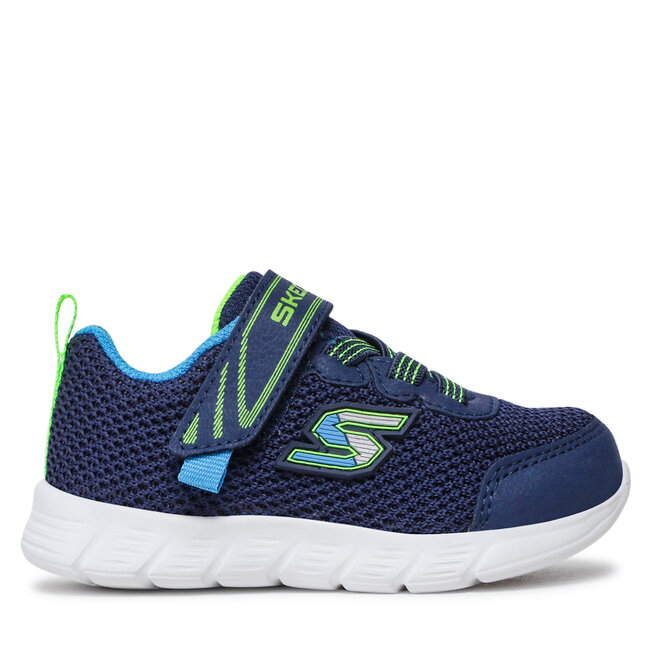 Sneakersy Skechers Mini Trainer 407305N/NVLM Granatowy - chłopięce
