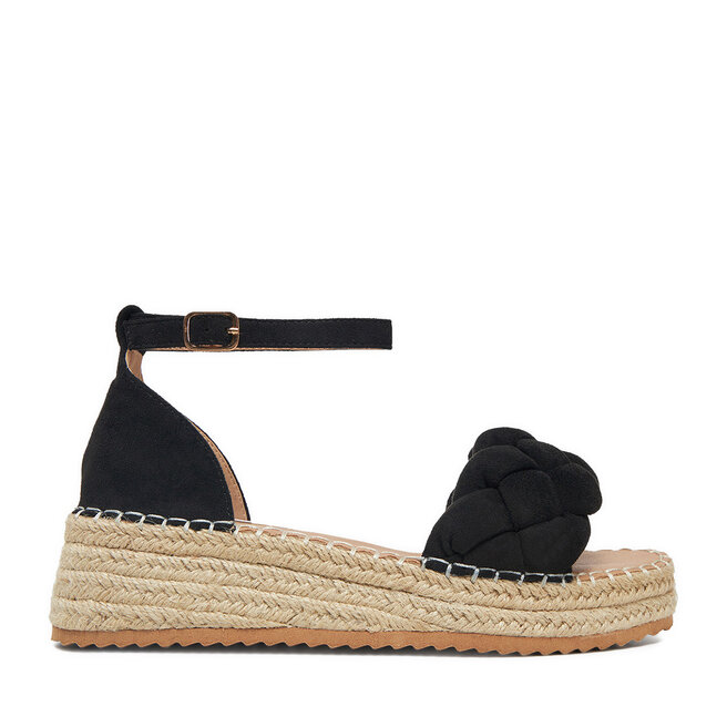 Espadryle DeeZee LE601-59 Czarny - kobiece