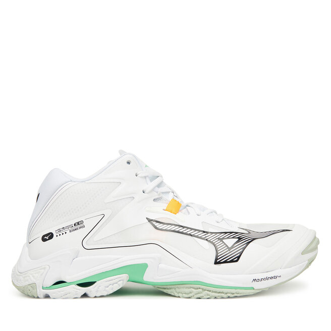 Buty halowe Mizuno Wave Lightning Z8 Mid V1GA2405 Biały - męskie
