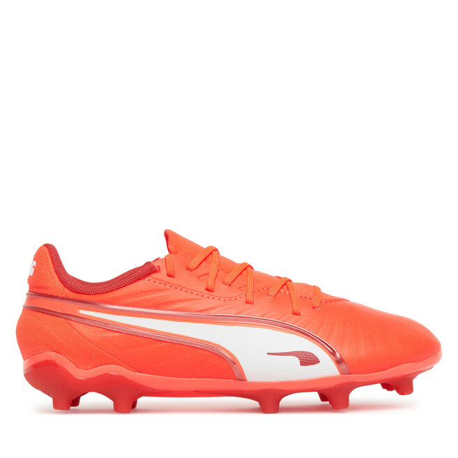 Buty do piłki nożnej Puma King Match Fg/Ag Jr 108320 01 Pomarańczowy - dziecięce
