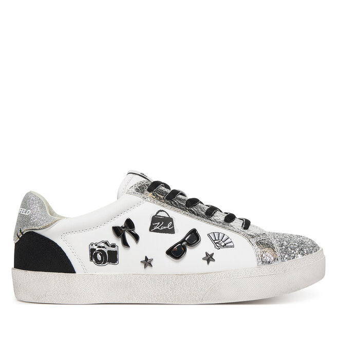 Sneakersy KARL LAGERFELD KL60118E Biały - kobiece