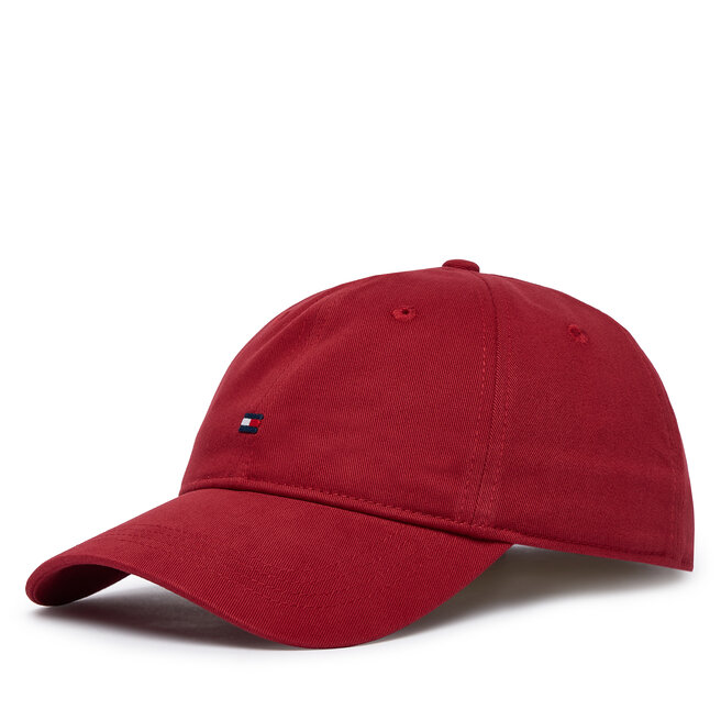 Czapka z daszkiem Tommy Hilfiger Th Flag '85 Soft 6 Panel Cap AM0AM12531 Czerwony -