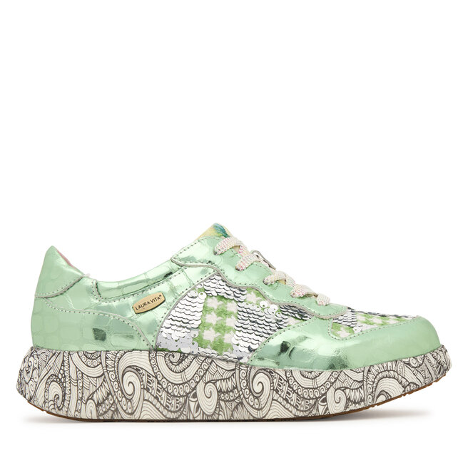 Sneakersy Laura Vita Nikito 52 Zielony - kobiece