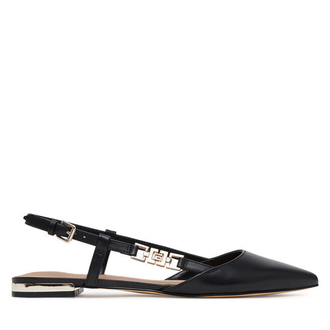 Baleriny Guess FLTFRA LEA05 Czarny -