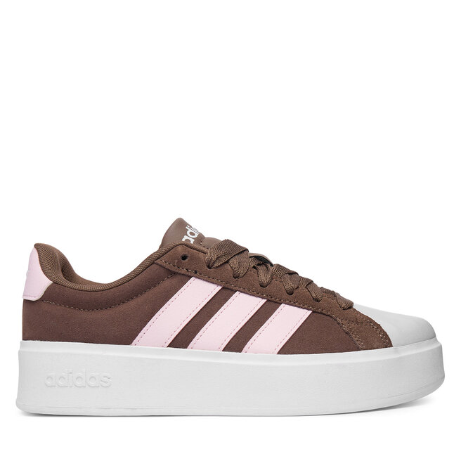 Sneakersy adidas Streettalk Bold Shoes KJ9946 Brązowy - kobiece