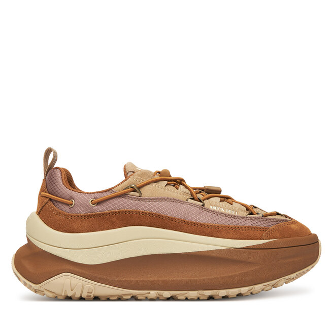 Sneakersy Moon Boot Moon247 Xlace 80D2490090 Brązowy - kobiece