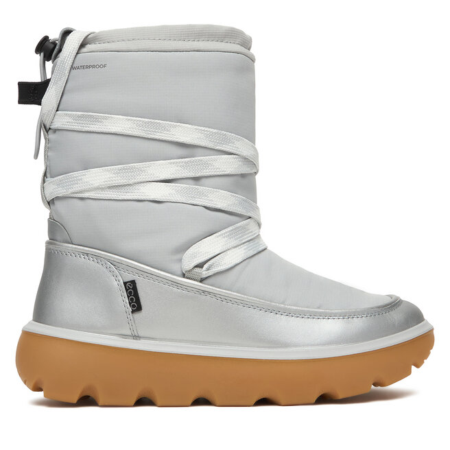 Śniegowce ECCO Glacia 24330351367 Srebrny - kobiece