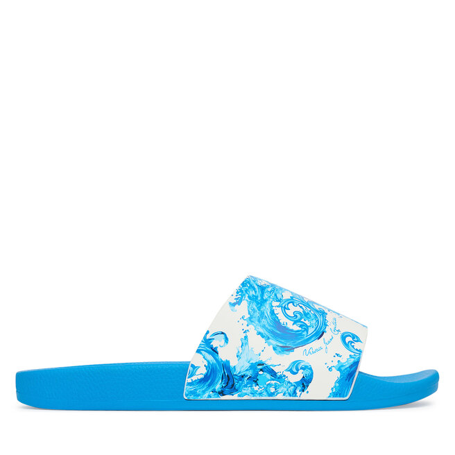 Klapki Versace Jeans Couture 80YA3SQ4 ZS365 R75 Niebieski -