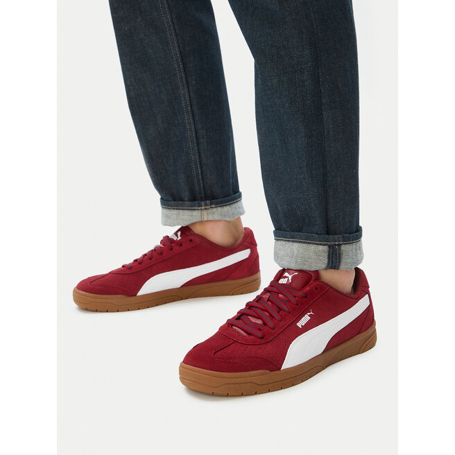 Sneakersy Puma Puma Club Pro 407172 07 Bordowy - męskie
